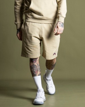 Beige Sprayground Bermuda Smooth Women's Shorts | 21859703