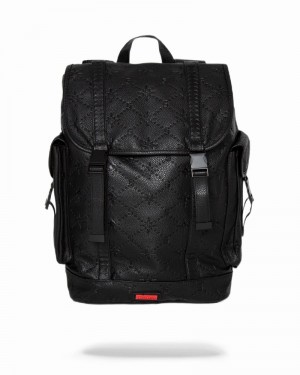 Black Sprayground 24/7 Monte Carlo Men's Backpacks | 620180522