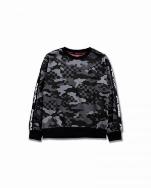 Black Sprayground 3 Am Logo Band Sweater Kids' Sweatshirts | 100868086
