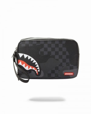 Black Sprayground 3 Am Men's Toiletry Bags | 228789053