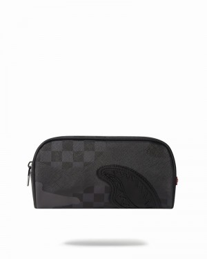 Black Sprayground 3am Never Sleep Men's Pouches | 888074239