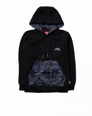 Black Sprayground Bandana Kids' Hoodie | 901849239