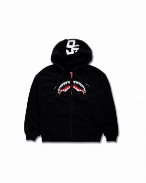 Black Sprayground Banner Logo Kids' Hoodie | 450188608