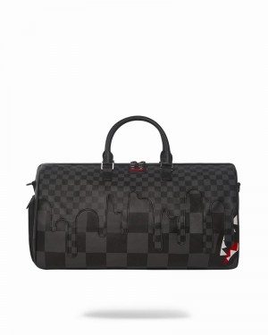 Black Sprayground Grey Xtc Men's Duffle Bags | 622913839