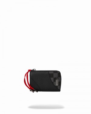 Black Sprayground Henny Phantom Men's Wallets | 931837735
