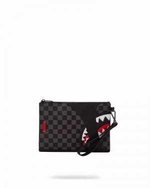 Black Sprayground Henny Sip Men's Clutch Bags | 254532231