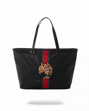 Black Sprayground Italia Diviso Men's Tote Bags | 447776279