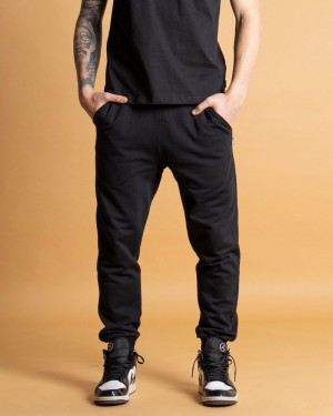 Black Sprayground Joggers Spray Men's Pants | 419322769