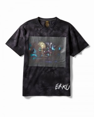 Black Sprayground League Of Legends Ekko Mineral Men's T Shirts | 157061165
