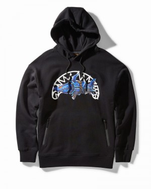 Black Sprayground Lol Jinx Cannon Shark Men's Hoodie | 542924574