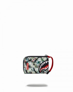 Black Sprayground Mama I Made It Men's Wallets | 401038432