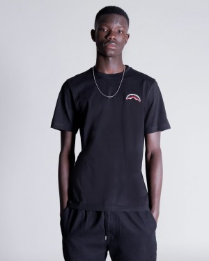 Black Sprayground Mistery Box Men's T Shirts | 12260235