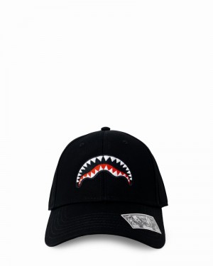 Black Sprayground Smooth Nr 20 Men's Caps | 694778769