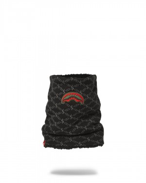 Black Sprayground The Godfather Women's Neck Warmer | 945930689