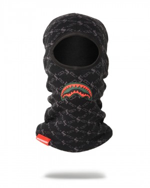 Black Sprayground The Godfather Women's Ski Masks | 464995044