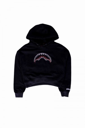 Black Sprayground Trinity 2 Kids' Hoodie | 305635427