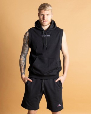 Black Sprayground With-out Men's Hoodie | 211168189