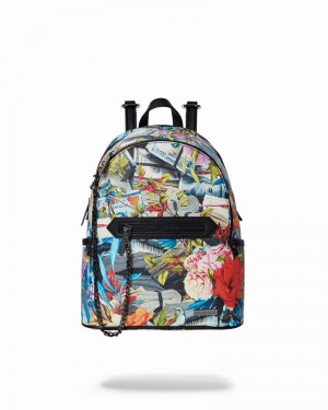 Blue Sprayground Concrete Jungle Savage Men's Backpacks | 634326444