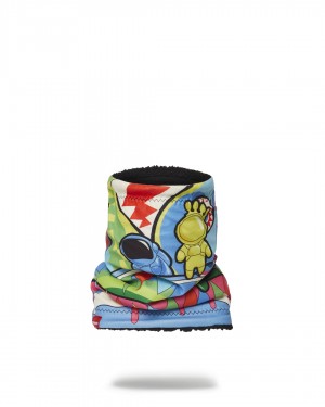 Blue Sprayground Mind Trip Women's Neck Warmer | 581485246