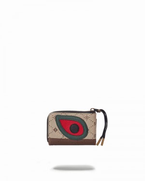 Brown Sprayground Fifth Avenue Men's Wallets | 282422939