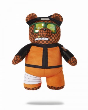 Brown Sprayground Naruto Moneybear Teddybear Men's Backpacks | 200901529