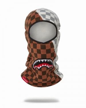 Brown Sprayground Tear It Up Women's Ski Masks | 865254203