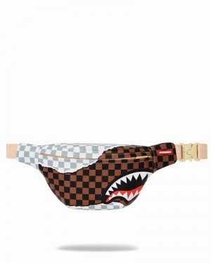 Brown Sprayground Tearaway Men's Waist Bags | 661448349
