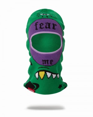Green Sprayground Alien Men's Ski Masks | 161644427
