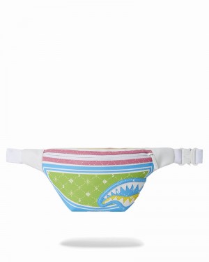 Green Sprayground Bandana Savvy Men's Waist Bags | 765327285