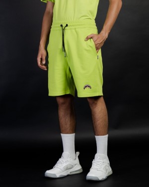 Green Sprayground Bermuda Smooth Women's Shorts | 292602828