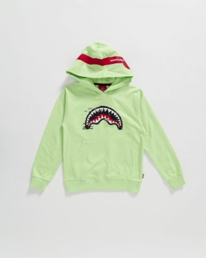 Green Sprayground Headphones And Glitch Kids' Hoodie | 143072816