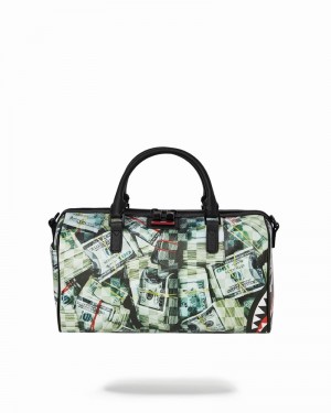 Green Sprayground Mama I Made It Mini Men's Duffle Bags | 842905057