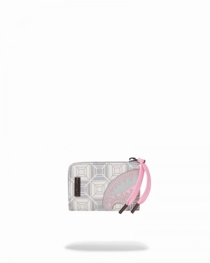 Grey Sprayground Ai Stunna Cream Men's Wallets | 251387267