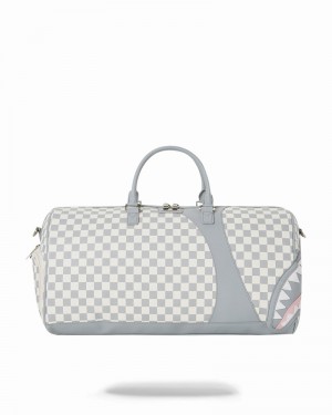 Grey Sprayground Rose Henney Men's Duffle Bags | 452856026