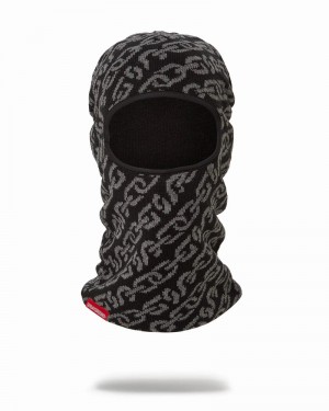 Grey Sprayground Sg Chain Men's Ski Masks | 842095282