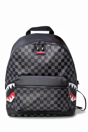 Grey Sprayground Sharks In Paris Men's Backpacks | 744220407