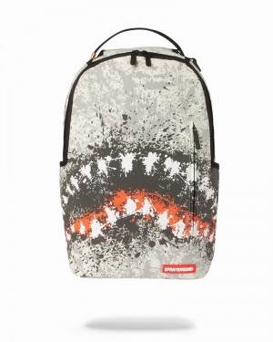 Grey Sprayground The Shark 1989 Men's Backpacks | 684601948