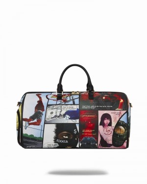 Multicolor Sprayground Everyday's A Movie Men's Duffle Bags | 178518793
