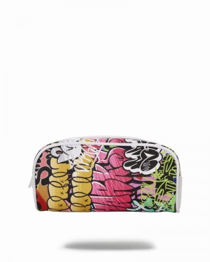 Multicolor Sprayground Half Graff Men's Pouches | 90762618