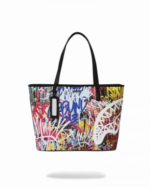 Multicolor Sprayground Les Men's Tote Bags | 392056319