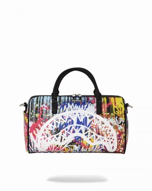 Multicolor Sprayground Les Mini Men's Duffle Bags | 627600978