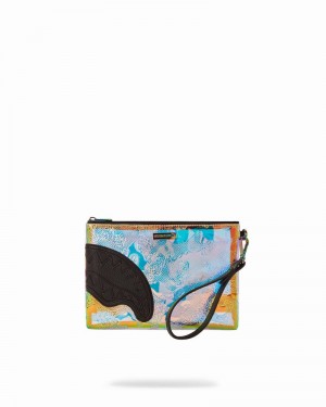 Multicolor Sprayground Magic City Men's Clutch Bags | 226682234