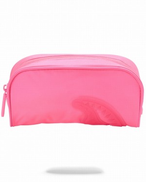 Multicolor Sprayground Neon Shark (Pink) Men's Pouches | 692160044