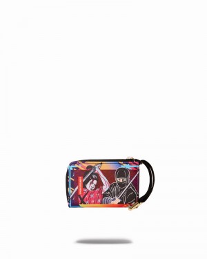 Multicolor Sprayground Sharkuza Purple Men's Wallets | 916586336