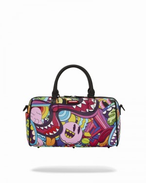 Multicolor Sprayground Steady Trippin Mini Men's Duffle Bags | 550455618