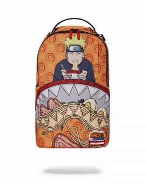 Orange Sprayground Naruto Ramen Shark バージョン2 Men's Backpacks | 213809920