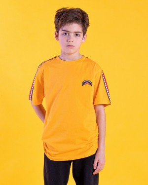 Orange Sprayground Spraybands Kids' T Shirts | 874255753