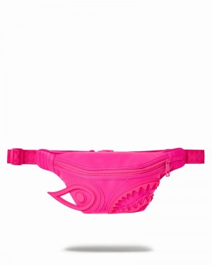 Pink Sprayground Insaneasylum_pink Savvy Men's Waist Bags | 654602201