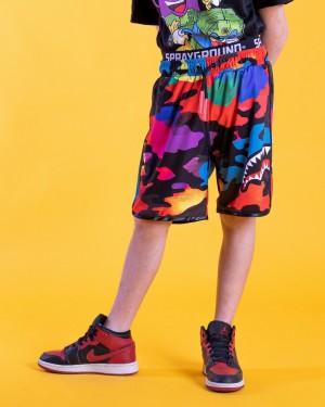 Red Sprayground Bermuda Costume Kids' Shorts | 368590884