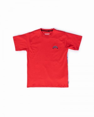 Red Sprayground Japan Wave Kids' T Shirts | 439050436